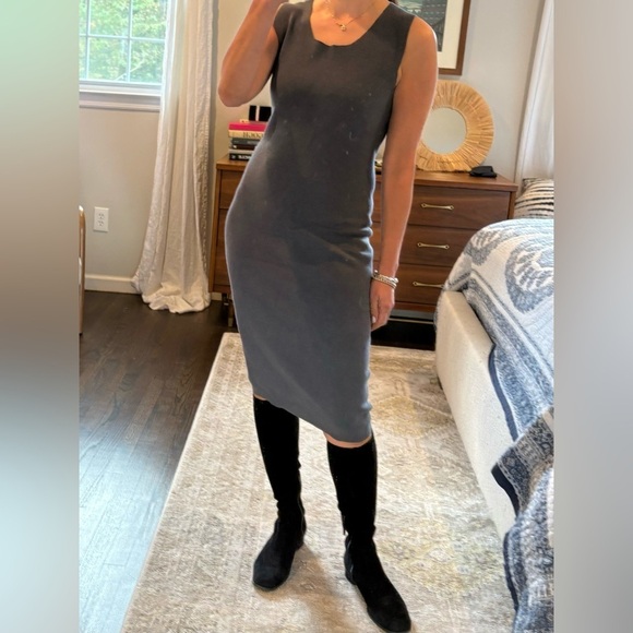 D. Exterior Cashmere Blend Midi Dress - Picture 9 of 14